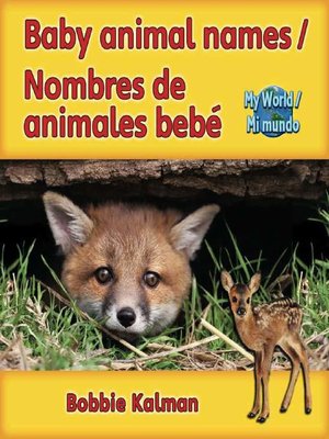 cover image of Baby Animal Names / Nombres De Animales Bebé